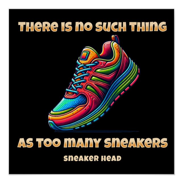 Sneaker Head Poster (Front)