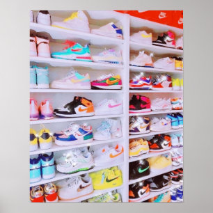 sneaker on sneakers poster