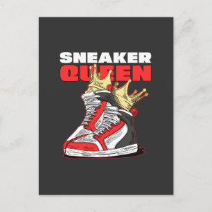 Sneaker Queen Sneaker head Holiday Postcard