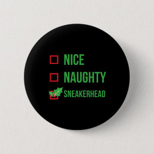 Sneakerhead Funny Pajama Christmas 1  6 Cm Round Badge