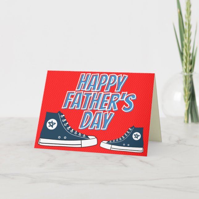 Sneakers Happy Father's Day Card (Front)
