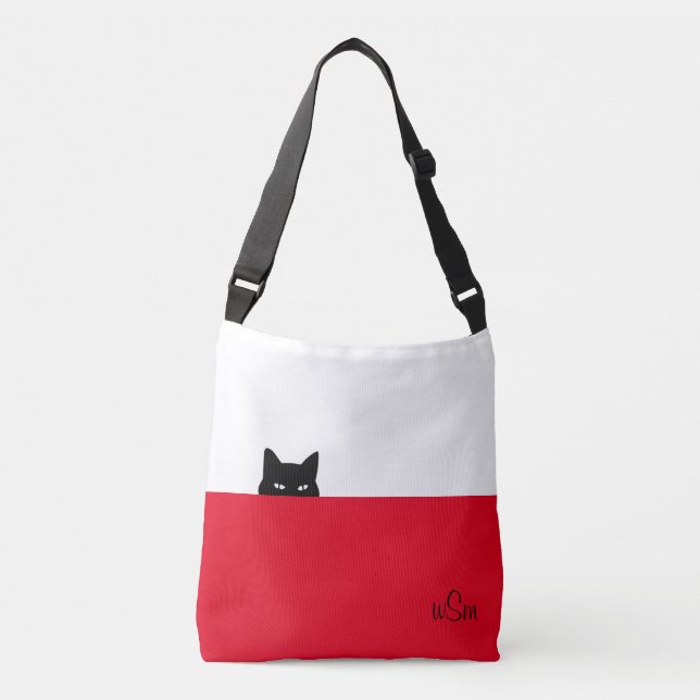 Sneaky Cat Crossbody Bag (Front)
