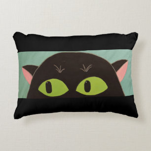 sneaky cat pillow