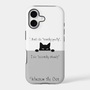 Sneaky Cat Touchy Feely Case-Mate iPhone Case