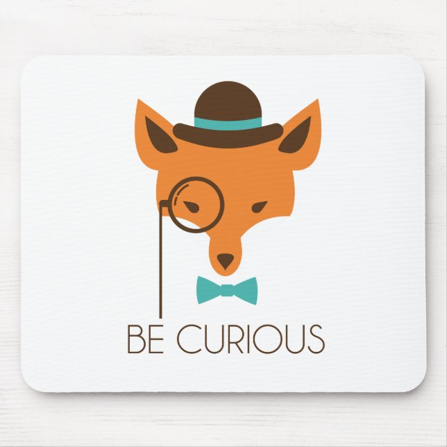 Sneaky Fox Mouse Mat (Front)