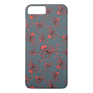 Sneaky Octopus Pattern iPhone 8 Plus/7 Plus Case