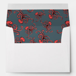 Sneaky Octopus Pattern Envelope