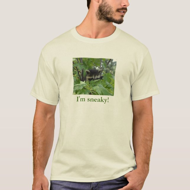 Sneaky Racoon - Men's T-Shirt (Front)