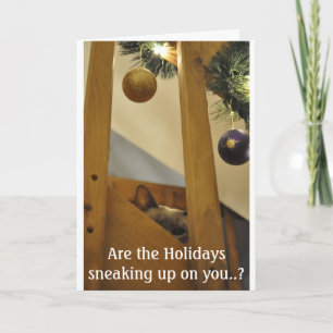 Sneaky Siamese Holiday Card