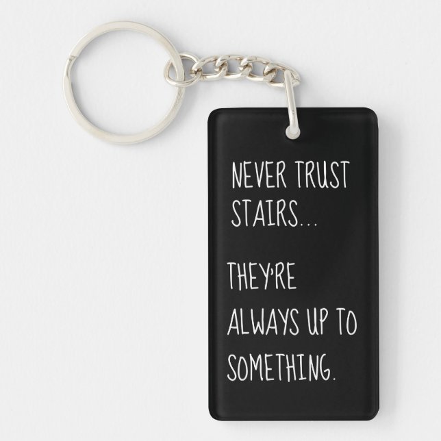 Sneaky Stairs Key Ring (Front)