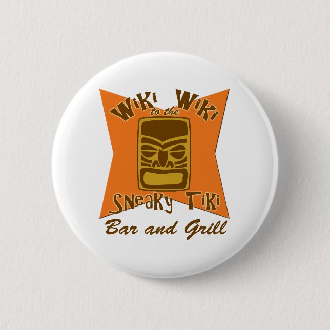 Sneaky Tiki Bar and Grill Buttons (Front)