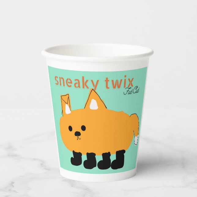 Sneaky twix paper cup (Front)