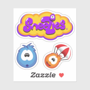 Sneezies Game Logo with Bonus Sneezies