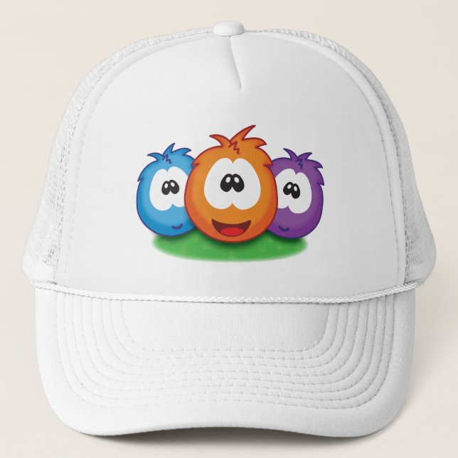 Sneezies! Icon Style Trio Arrangment Trucker Hat (Front)