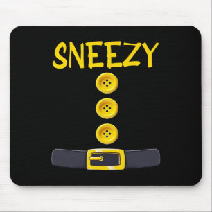 Sneezy Dwarf Halloween Costume Colour Matching Sle Mouse Mat