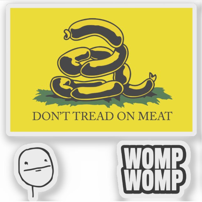 Snekright gadsden flag parody memes x6 (Front)