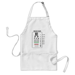 Snellen Chart (Generic Vision Chart) Standard Apron