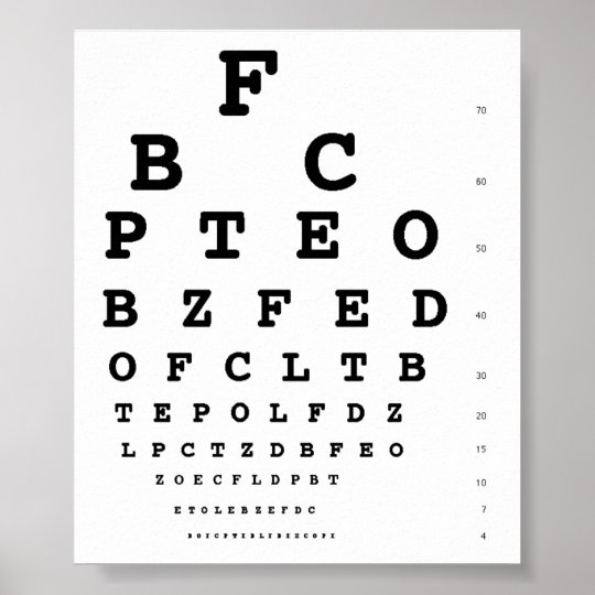 Eye Test Chart Uk