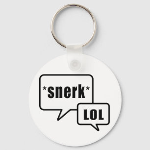 Snerk LOL design Key Ring