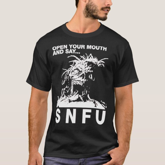 SNFU Open Your Mouth Essential T-Shirt Essential T (Front)