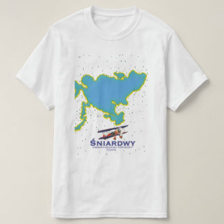Śniardwy,Warmian-Masurian Voivodeship, poland map T-Shirt