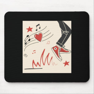 Snicker Music Colourful Expressive Digital Art Ill Mouse Mat