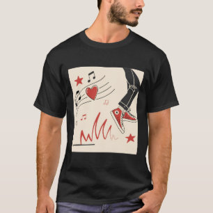 Snicker Music Colourful Expressive Digital Art Ill T-Shirt
