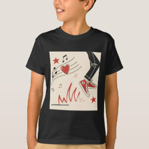Snicker Music Colourful Expressive Digital Art Ill T-Shirt