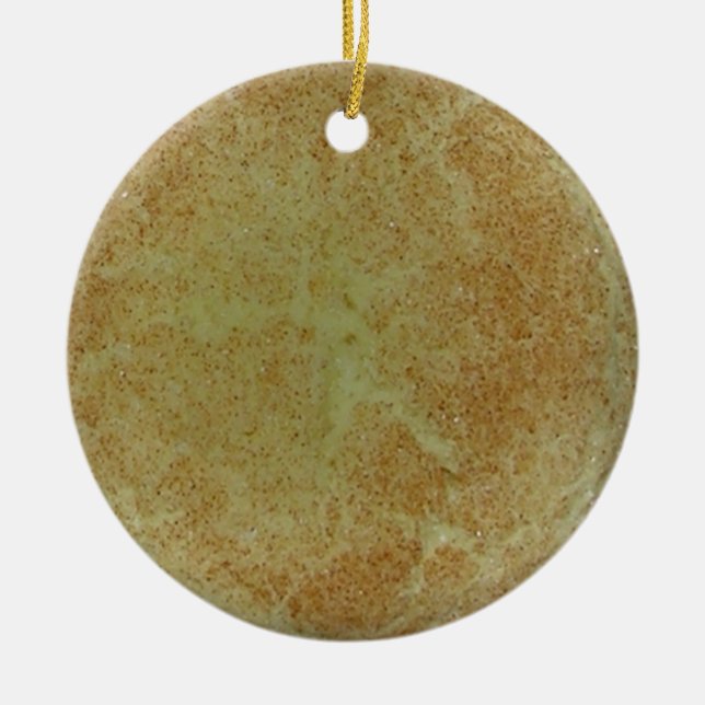 Snickerdoodle Cookie Ornament (Front)