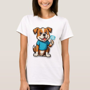 Sniff Happens – Funny Dog Cartoon T-Shirt