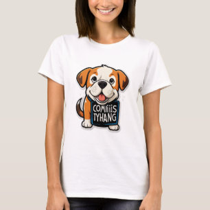 Sniff Happens – Funny Dog Cartoon T-Shirt