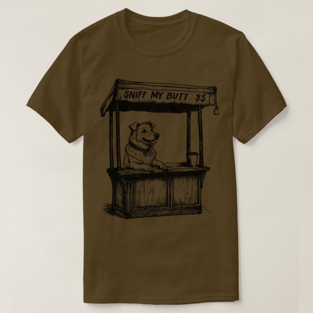 Sniff My Butt T-Shirt (Design Front)