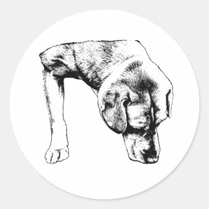 Sniff Scout Mini Classic Round Sticker