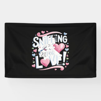Sniffing for Love! Dog Banner