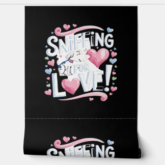Sniffing for Love! Dog Wallpaper