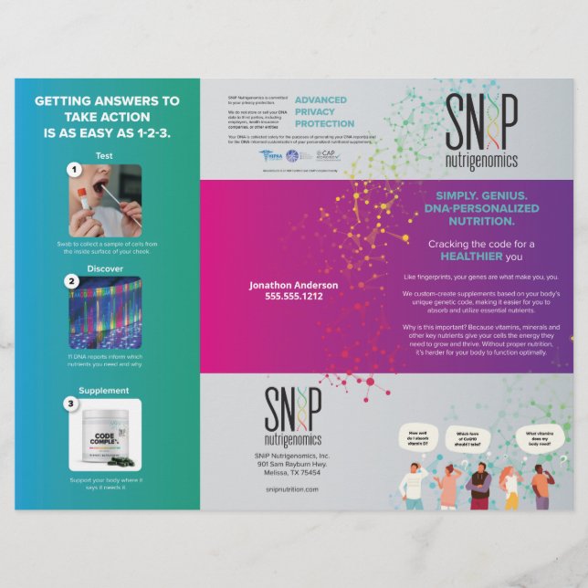 SNiP DIY Trifold Flyer (Front)