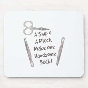 Snip & Pluck Mouse Mat