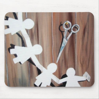 Snip snip for real mouse mat