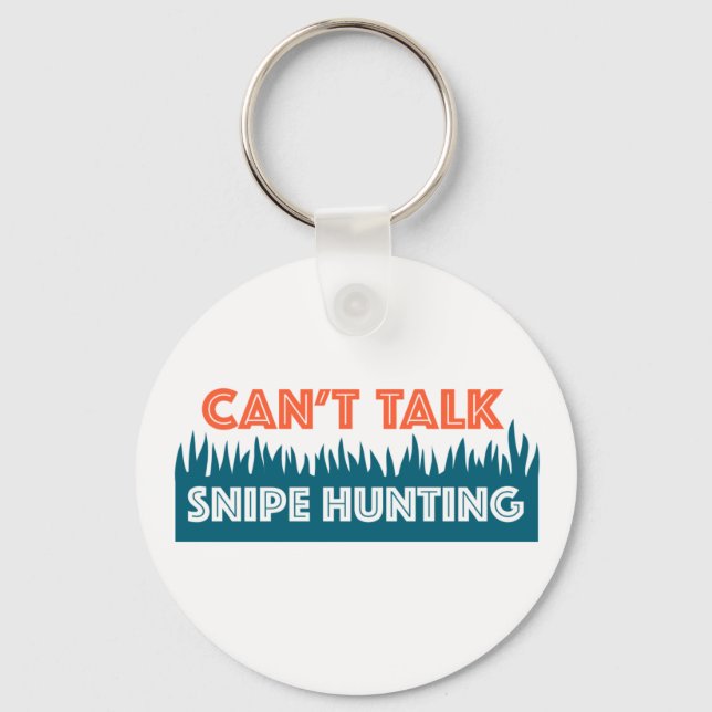 Snipe Hunting Key Ring (Front)