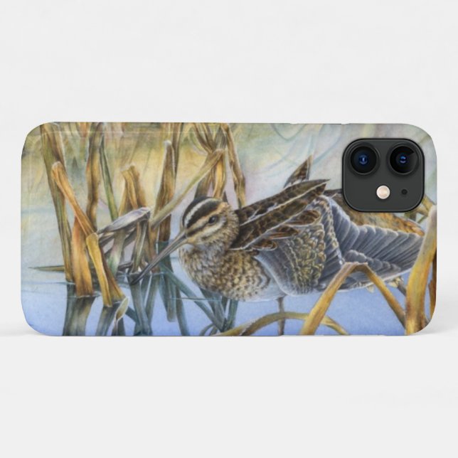 Snipe on a cold morning iphone case (Back (Horizontal))
