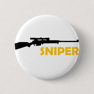 **SNIPER** 6 CM ROUND BADGE