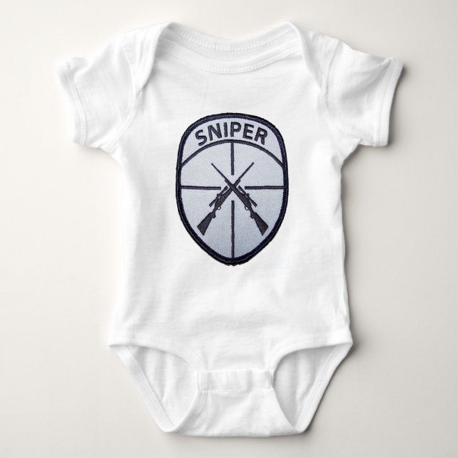 Sniper Baby Bodysuit (Front)