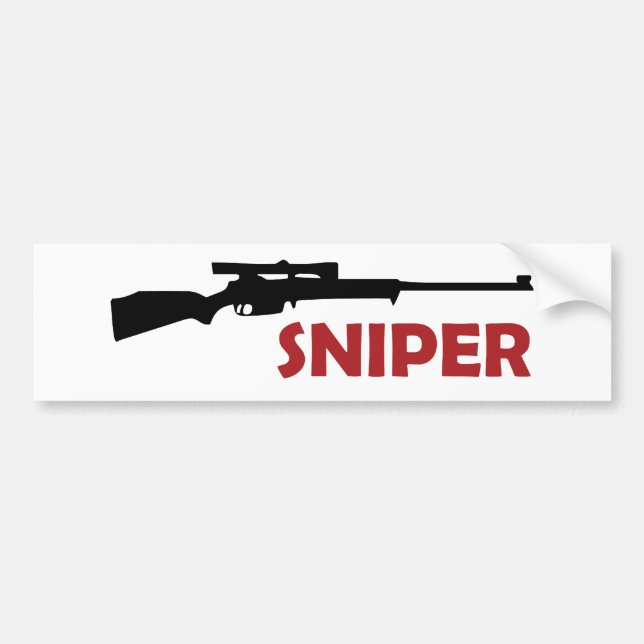 **SNIPER** BUMPER STICKER (Front)