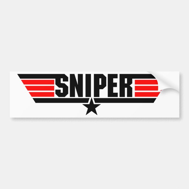Sniper Bumper Sticker (Front)