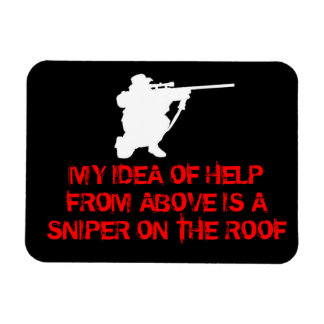 Sniper - Help From Above - Fridge Magnet