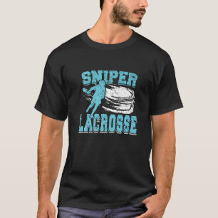 Sniper Lacrosse Vintage Awesome Present T-Shirt