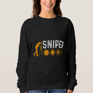 Sniper Photographer Photographer Photography Camer Sweatshirt