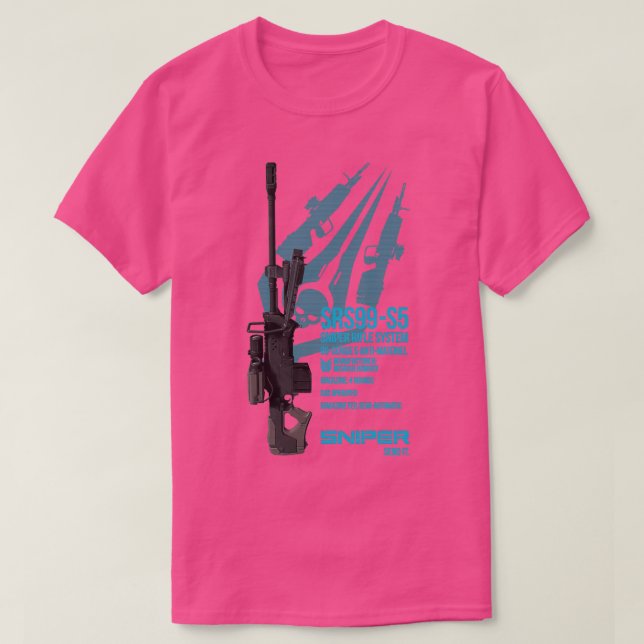 Sniper Rifle T-Shirt (Design Front)