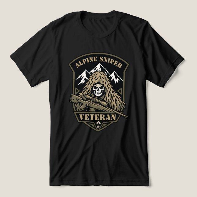 Sniper Veteran Tri-Blend Shirt (Design Front)