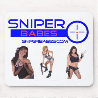 SniperBabes.com girls with guns mouse pad